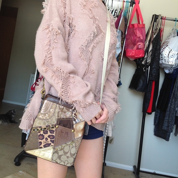 Coach Handbags - Coach crossbody with patchwork,excellent condition